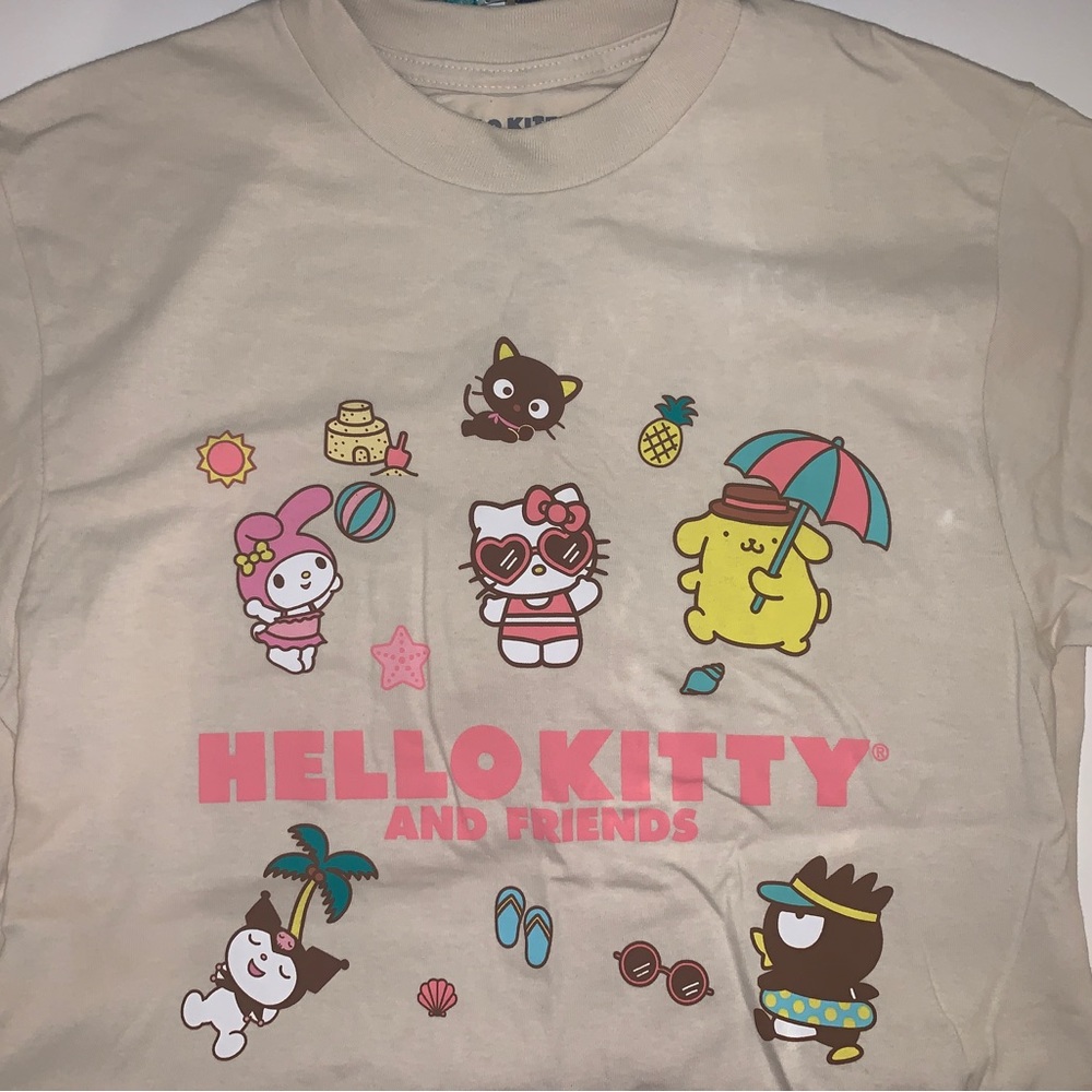 Hello Kitty Beach Friends TShirt Women NEW